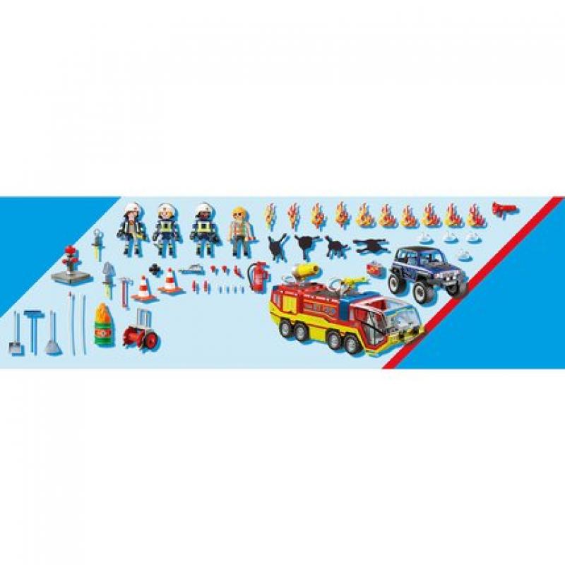 Playmobil City Action 70557 Camion de pompiers et véhicule enflammé -  Playmobil - Achat & prix