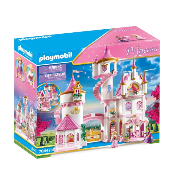 Playmobil 70447 Grand Palais De Princesse – Château Féerique Avec Salle De Bal Tournante – Pièces Et Accessoires – Dès 4 Ans
