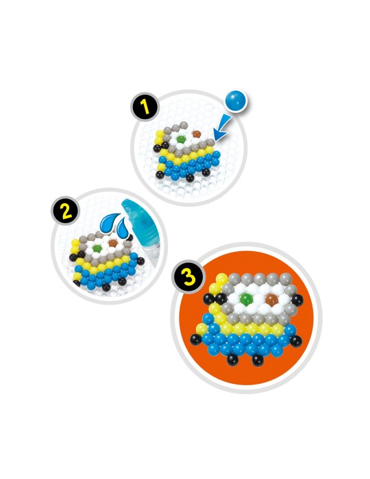 Aquabeads Les Minions 2 – Kit Perles à Eau – 530 Perles, Vaporisateur, Modèles – Dès 4 Ans – Sans Fer à Repasser