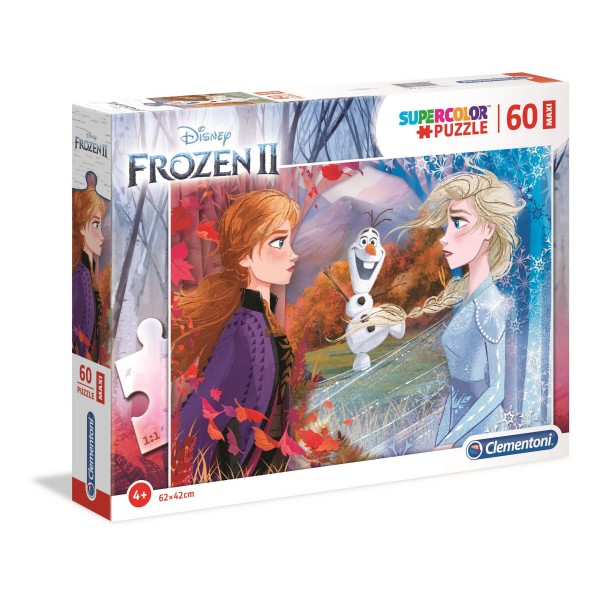 Clementoni Supercolor 60 Pièces Maxi - La Reine Des Neiges 2