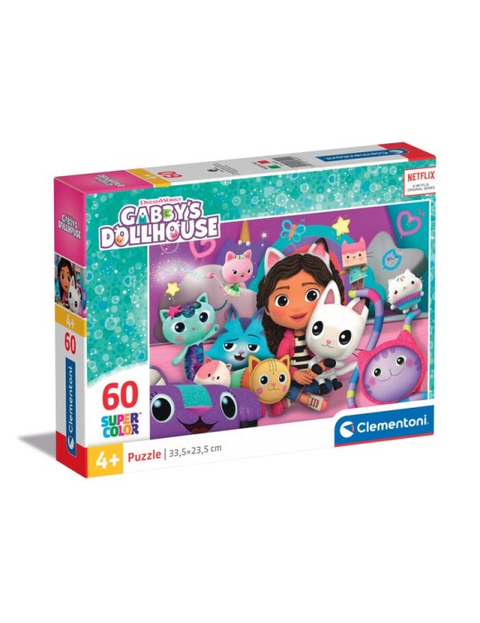 Clementoni Supercolor 60 pièces - Gabby's Dollhouse