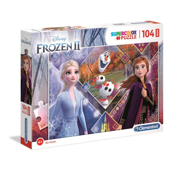 Clementoni Supercolor 104 Pièces Maxi - La Reine Des Neiges 2