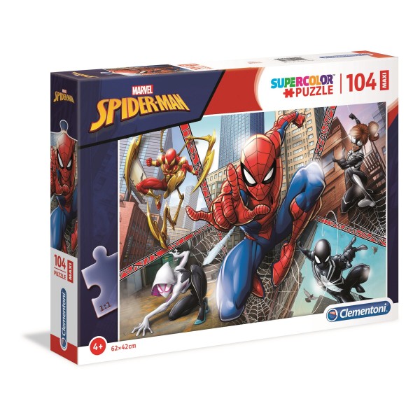 Clementoni Supercolor 104 Pièces Maxi - Spider-Man