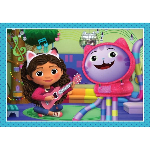 Clementoni Puzzle 4 en 1 - Gabby's Dollhouse