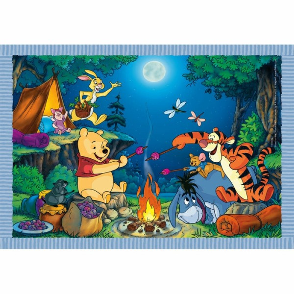Clementoni Supercolor Puzzle 4 en 1 - Disney Classic