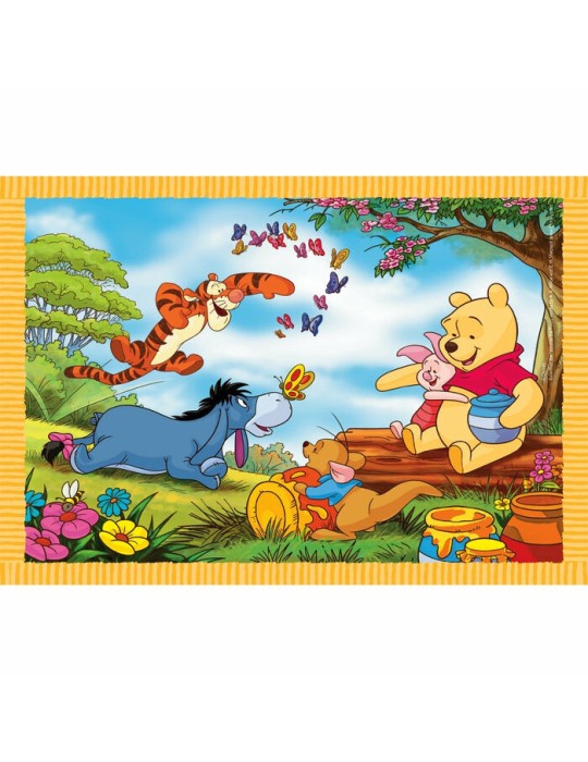 Clementoni Supercolor Puzzle 4 en 1 - Disney Classic