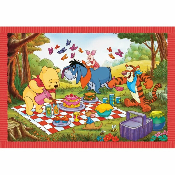 Clementoni Supercolor Puzzle 4 en 1 - Disney Classic