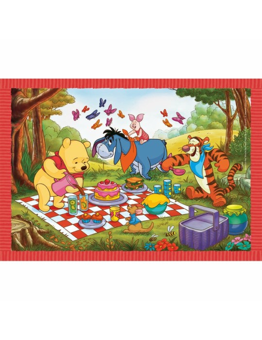 Clementoni Supercolor Puzzle 4 en 1 - Disney Classic